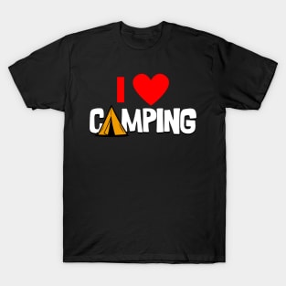 I Love Camping T-Shirt